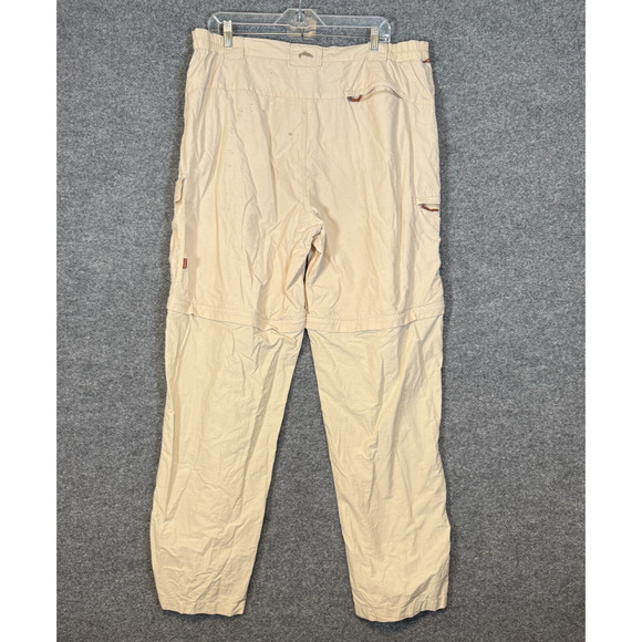 Simms Pants Mens XL Beige Convertible Chino Fishing Hiking Gorpcore Lightweight - Picture 11 of 15